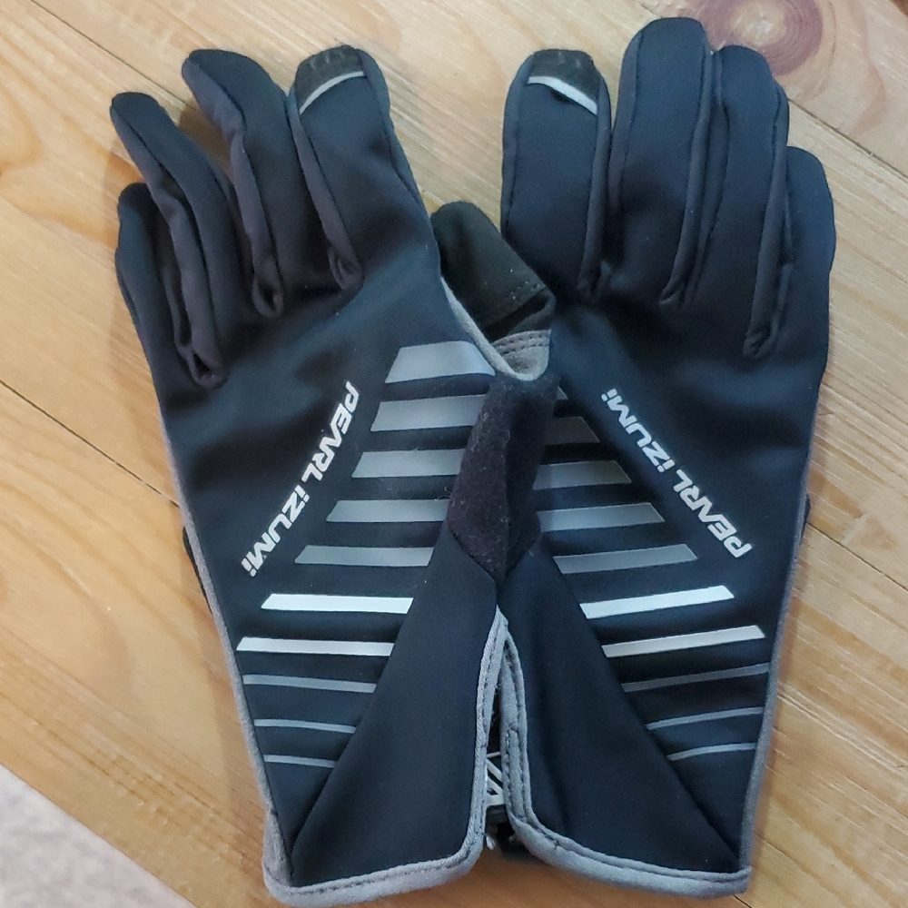 Pearl Izumi Cyclone Gel Full Finger Black Cycling Gloves